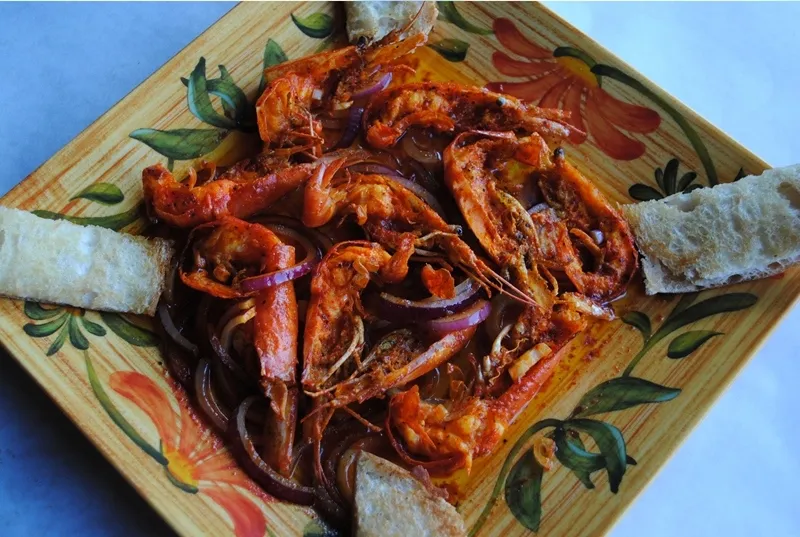 A picture of a Shrimp Dish