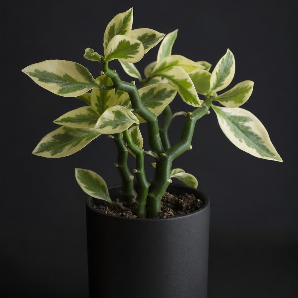 Pedilanthus Variegado en presentación